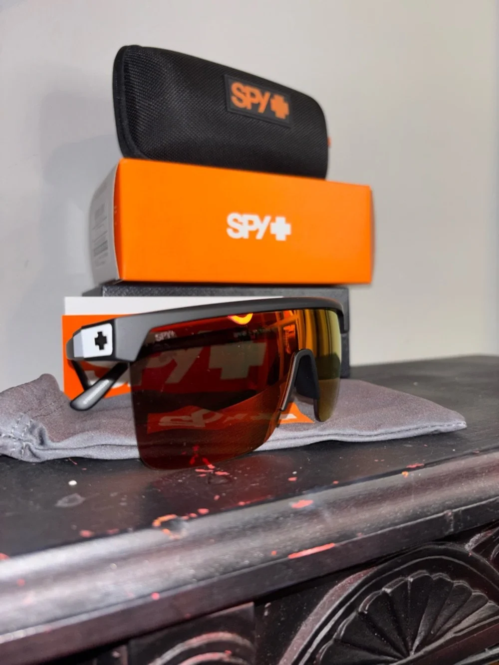 Spy Optics Flynn 50/50 Sunglasses and Case NIB